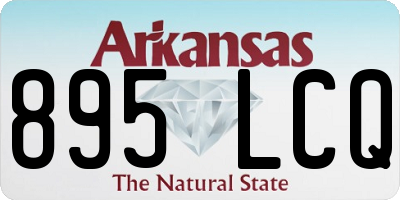 AR license plate 895LCQ