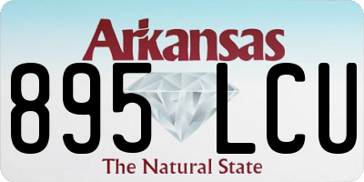AR license plate 895LCU