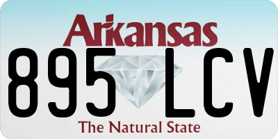 AR license plate 895LCV