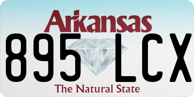 AR license plate 895LCX