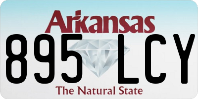 AR license plate 895LCY