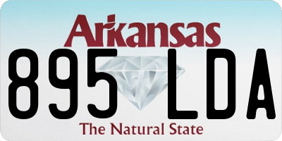 AR license plate 895LDA