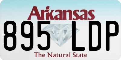 AR license plate 895LDP