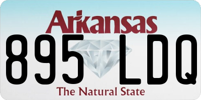 AR license plate 895LDQ
