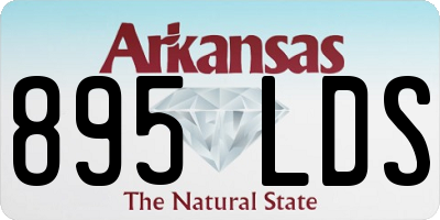 AR license plate 895LDS