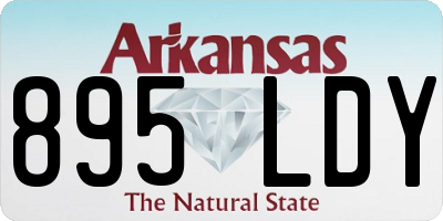 AR license plate 895LDY