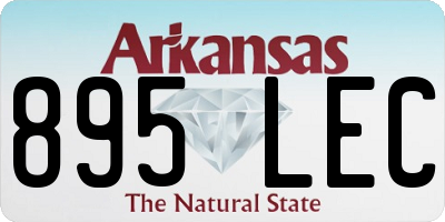 AR license plate 895LEC