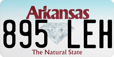AR license plate 895LEH