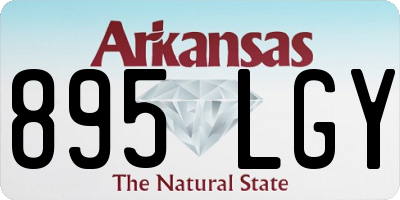 AR license plate 895LGY
