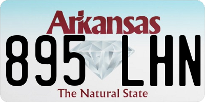 AR license plate 895LHN