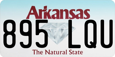 AR license plate 895LQU
