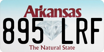 AR license plate 895LRF