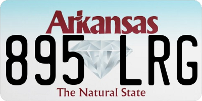 AR license plate 895LRG