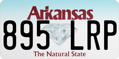 AR license plate 895LRP