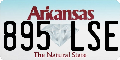 AR license plate 895LSE