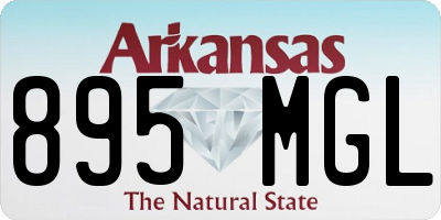 AR license plate 895MGL