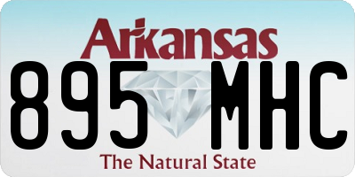 AR license plate 895MHC