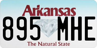 AR license plate 895MHE