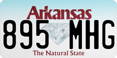 AR license plate 895MHG