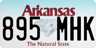 AR license plate 895MHK