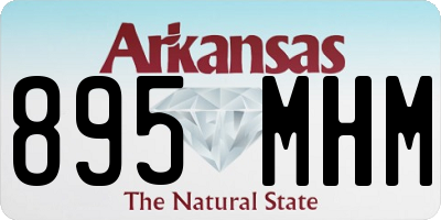 AR license plate 895MHM