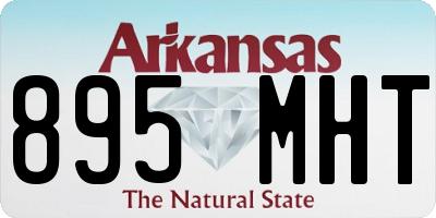 AR license plate 895MHT