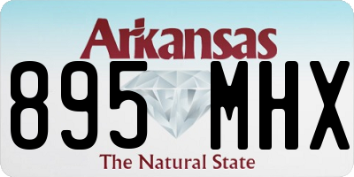 AR license plate 895MHX