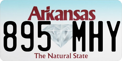 AR license plate 895MHY