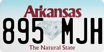 AR license plate 895MJH