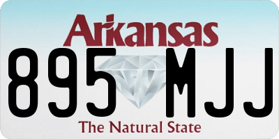 AR license plate 895MJJ