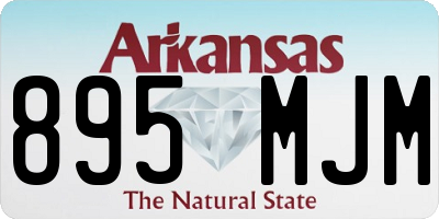 AR license plate 895MJM