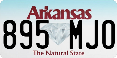 AR license plate 895MJO
