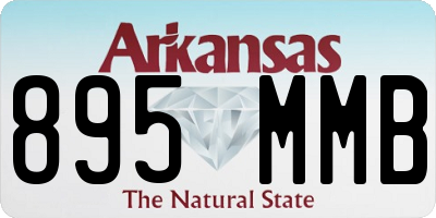 AR license plate 895MMB