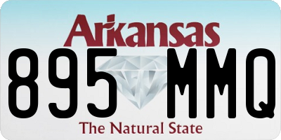 AR license plate 895MMQ