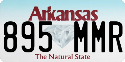 AR license plate 895MMR