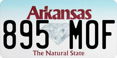 AR license plate 895MOF