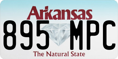 AR license plate 895MPC