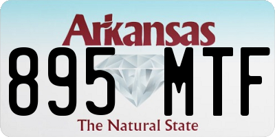 AR license plate 895MTF