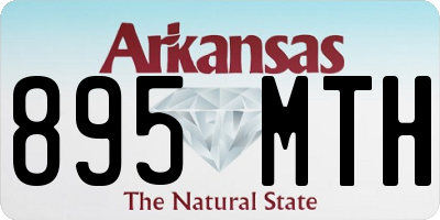 AR license plate 895MTH
