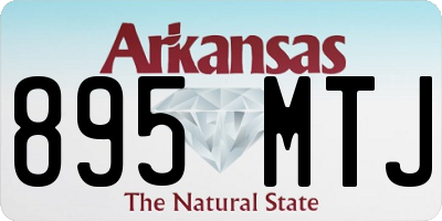 AR license plate 895MTJ