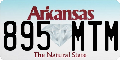 AR license plate 895MTM