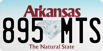 AR license plate 895MTS