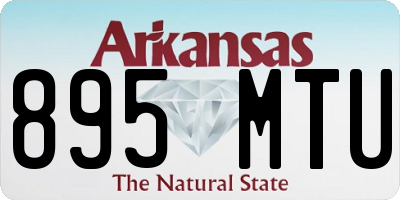 AR license plate 895MTU
