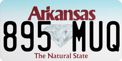 AR license plate 895MUQ