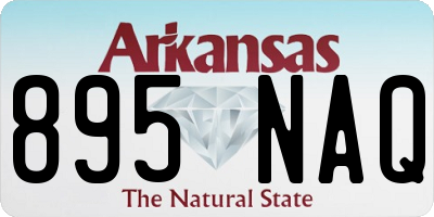 AR license plate 895NAQ