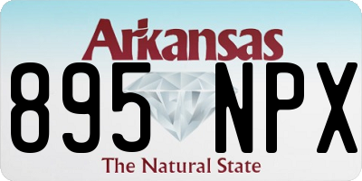 AR license plate 895NPX