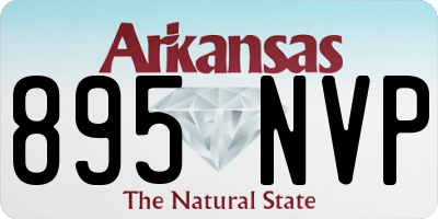 AR license plate 895NVP