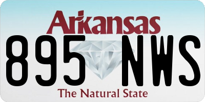AR license plate 895NWS