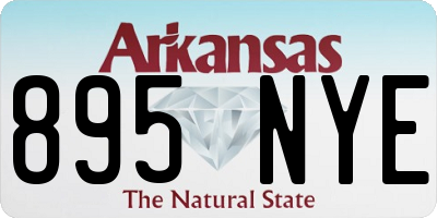 AR license plate 895NYE