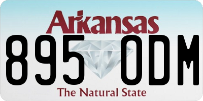 AR license plate 895ODM